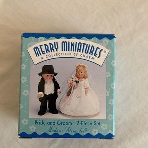 Hallmark miniature Bride and Groom ornament